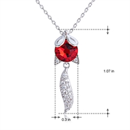 Picture of Casual Red Pendant Necklace Online Only