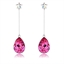 Show details for Eye-Catching Pink Fashion Dangle Earrings with Member Discount