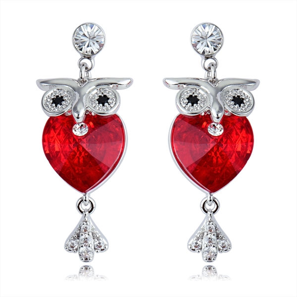 Picture of Zinc Alloy Platinum Plated Dangle Earrings For Your Occasions