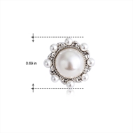 Picture of Top Artificial Pearl Zinc Alloy Stud Earrings