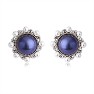 Picture of Trendy Platinum Plated Zinc Alloy Stud Earrings with No-Risk Refund