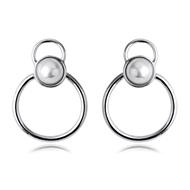 Picture of Need-Now White Classic Dangle Earrings from Editor Picks