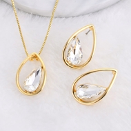 Picture of Hot Selling White Casual Necklace and Earring Set from Top Designer