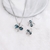 Picture of Zinc Alloy Artificial Crystal Necklace and Earring Set in Flattering Style