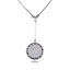 Show details for Stylish Casual Platinum Plated Pendant Necklace