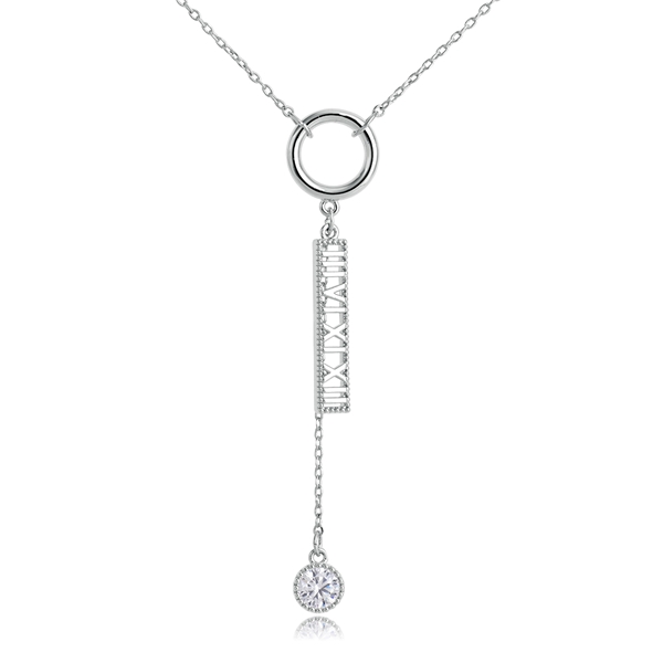 Picture of Fancy Casual Platinum Plated Pendant Necklace