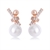 Picture of Delicate Cubic Zirconia White Stud Earrings