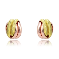 Picture of Fantastic None-Stone Multi-Tone Plated Stud