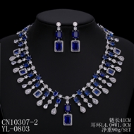 Picture of Most Popular Cubic Zirconia Luxury Necklace and Earring Set