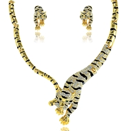 Picture of Amazing Leopard Zinc-Alloy 2 Pieces Jewelry Sets