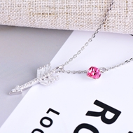 Show details for Pink 925 Sterling Silver Pendant Necklace from Reliable Manufacturer Show details for Pink 925 Sterling Silver Pendant Necklace from Reliable Manufacturer