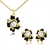 Picture of Affordable Zinc Alloy Gold Plated Necklace and Earring Set from Top Designer