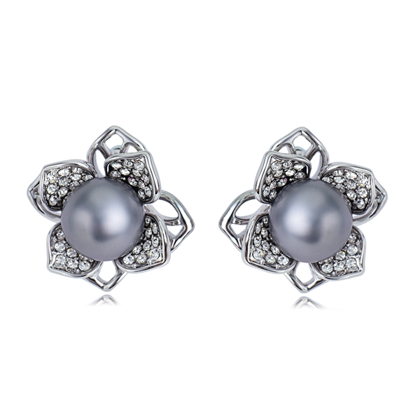 Picture of Classic Flower Stud Earrings from Certified Factory