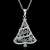 Picture of Unique Cubic Zirconia Platinum Plated Pendant Necklace