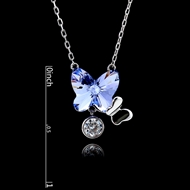 Picture of 925 Sterling Silver Butterfly Pendant Necklace with Unbeatable Quality