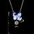 Picture of 925 Sterling Silver Butterfly Pendant Necklace with Unbeatable Quality