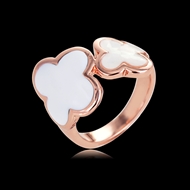 Picture of Impressive Zinc Alloy Enamel Fashion Ring with Low MOQ