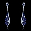 Show details for Trendy Design Dark Blue Cubic Zirconia Drop & Dangle