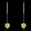 Show details for Touching And Cute Colourful Heart & Love Drop & Dangle