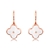 Picture of Attractive White Enamel Hoop Earrings For Your Occasions