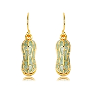 Picture of Zinc Alloy Green Dangle Earrings in Flattering Style