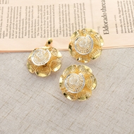 Show details for Dubai Gold Plated Necklace and Earring Set with 3~7 Day Delivery