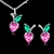 Picture of Fashion Swarovski Element Necklace and Earring Set with Fast Shipping