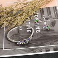 Show details for Famous Casual Green 3 Piece Jewelry Set Show details for Famous Casual Green 3 Piece Jewelry Set