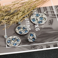 Show details for Zinc Alloy Swarovski Element 3 Piece Jewelry Set in Flattering Style Show details for Zinc Alloy Swarovski Element 3 Piece Jewelry Set in Flattering Style