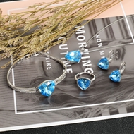 Show details for Zinc Alloy Casual 4 Piece Jewelry Set From Reliable Factory Show details for Zinc Alloy Casual 4 Piece Jewelry Set From Reliable Factory