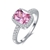 Picture of Low Price Platinum Plated Cubic Zirconia Fashion Ring from Trust-worthy Supplier