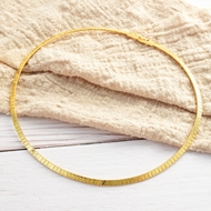 Show details for Shop Zinc Alloy Gold Plated Short Chain Necklace with Wow Elements