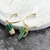 Picture of Hot Selling Green Delicate Dangle Earrings from Top Designer