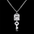 Picture of Attractive White Platinum Plated Pendant Necklace For Your Occasions