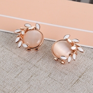 Picture of Zinc Alloy Opal Stud Earrings with Member Discount