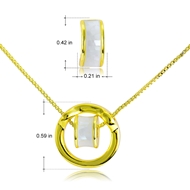 Picture of Great Value White Zinc Alloy Necklace and Earring Set with Full Guarantee