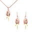 Show details for Fashion Flower Casual Necklace and Earring Set