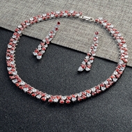Show details for Great Cubic Zirconia Luxury Necklace and Earring Set Show details for Great Cubic Zirconia Luxury Necklace and Earring Set