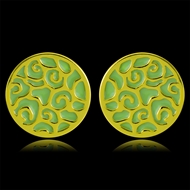 Picture of Zinc Alloy Gold Plated Stud Earrings with Unbeatable Quality