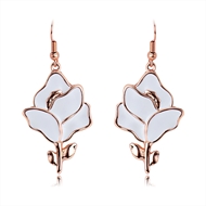 Picture of Best Enamel White Dangle Earrings