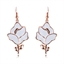 Show details for Best Enamel White Dangle Earrings