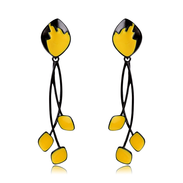 Picture of Unusual Casual Enamel Dangle Earrings