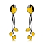Show details for Unusual Casual Enamel Dangle Earrings