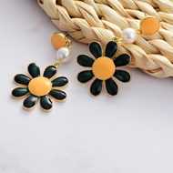 Picture of Nice Enamel Zinc Alloy Dangle Earrings