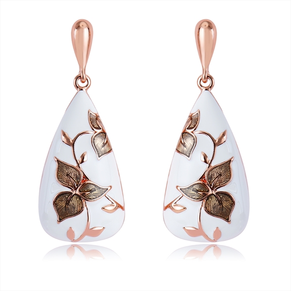 Picture of Reasonably Priced Rose Gold Plated Classic Dangle Earrings in Flattering Style