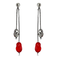 Picture of Zinc Alloy Enamel Dangle Earrings with Unbeatable Quality