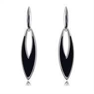 Picture of Most Popular Enamel Black Dangle Earrings