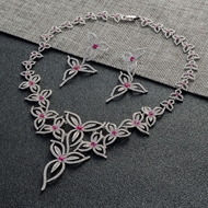 Show details for Eye-Catching Red Copper or Brass Necklace and Earring Set with Member Discount Show details for Eye-Catching Red Copper or Brass Necklace and Earring Set with Member Discount