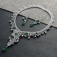 Show details for Great Cubic Zirconia Casual Necklace and Earring Set Show details for Great Cubic Zirconia Casual Necklace and Earring Set