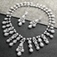 Show details for Luxury Cubic Zirconia Necklace and Earring Set Online Only